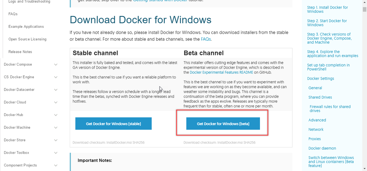 parallels docker for windows linux crashing